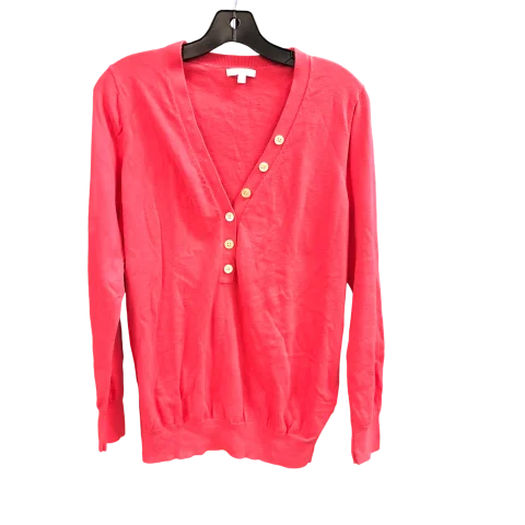 Top Long Sleeve By Gap In Coral, Size: L