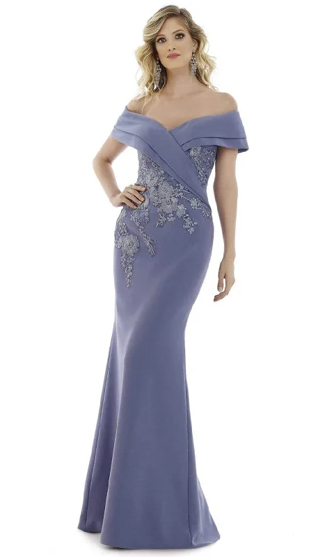 Gia Franco 12979 - Pleated Off Shoulder Evening Dress