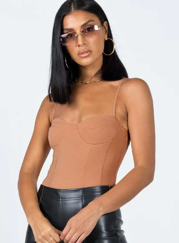 Oakland Bodysuit Beige