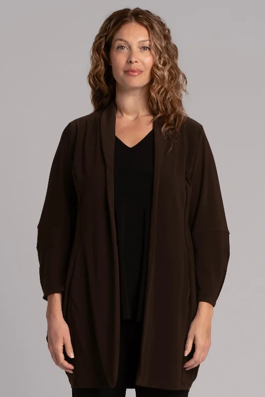 Lantern Car Coat | Chocolate