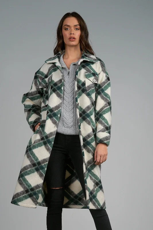 Nova Plaid Coat