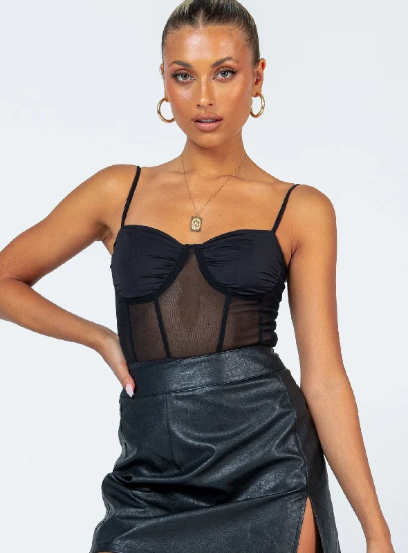 Triston Bodysuit Black