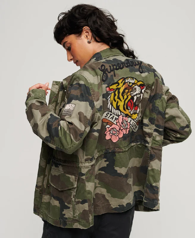 Military M65 Jacket | French Camo Green