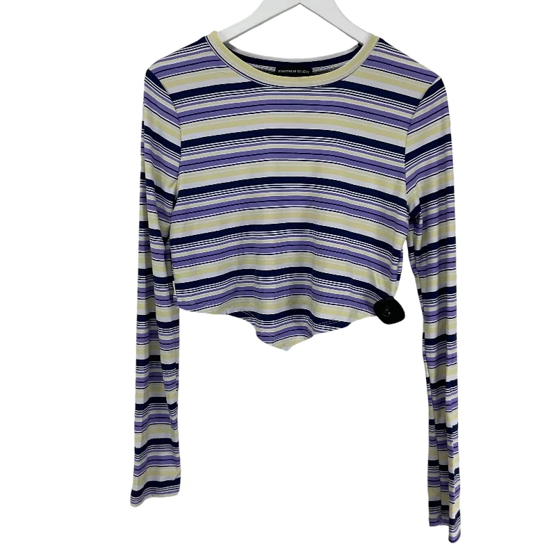 Top Long Sleeve By Clothes Mentor In Striped Pattern, Size: Xl