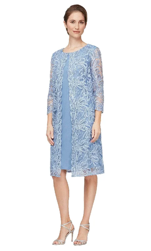 Alex Evenings 81122549 - Embroidered Dress