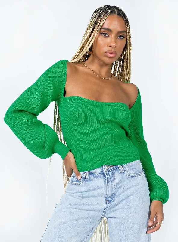 Eliza Sweater Green