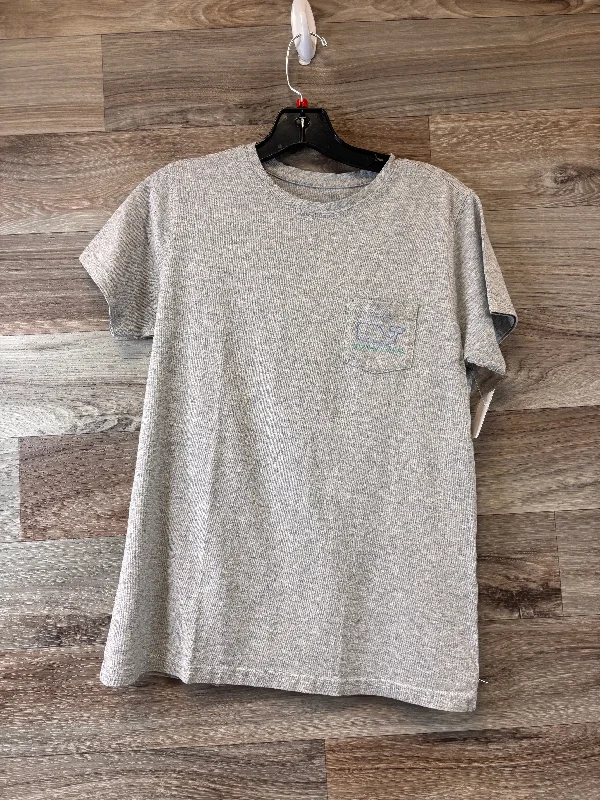 Top Short Sleeve Basic By Vineyard Vines In Grey, Size: Xs