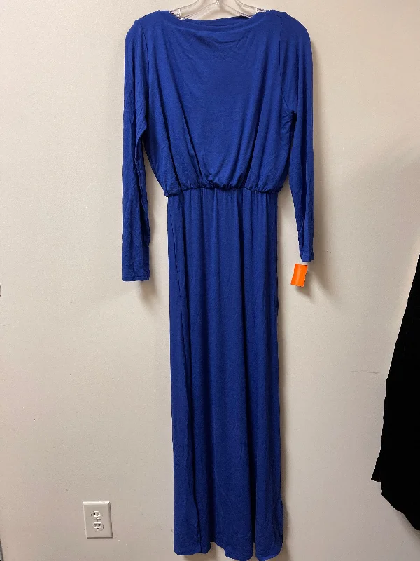 Dress Casual Maxi By Clothes Mentor In Blue, Size: M