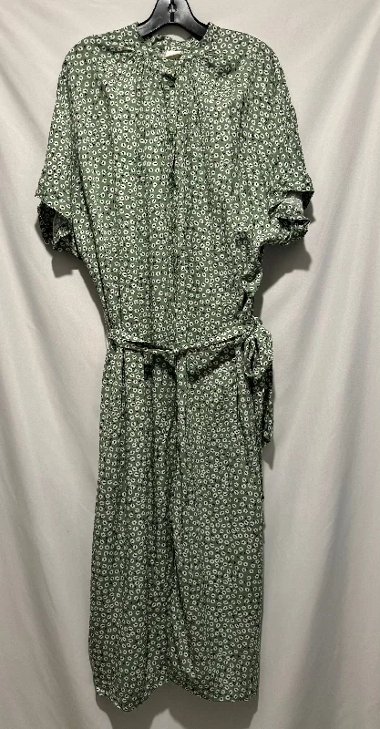 Dress Casual Maxi By H&m In Green, Size: L