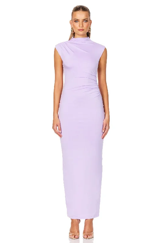 Olivia High Neck Midi