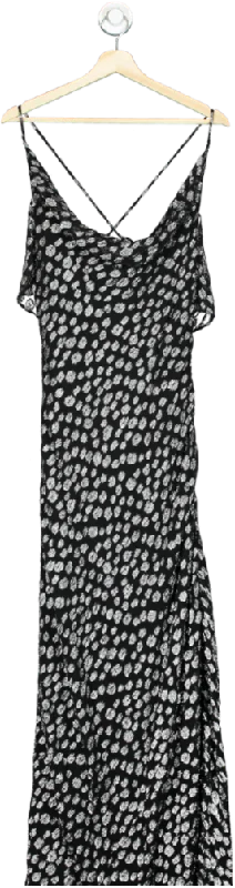 Friends Like These Black and White Maxi Dress UK 8