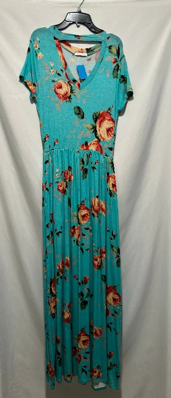 Dress Casual Maxi By Clothes Mentor In Blue, Size: M