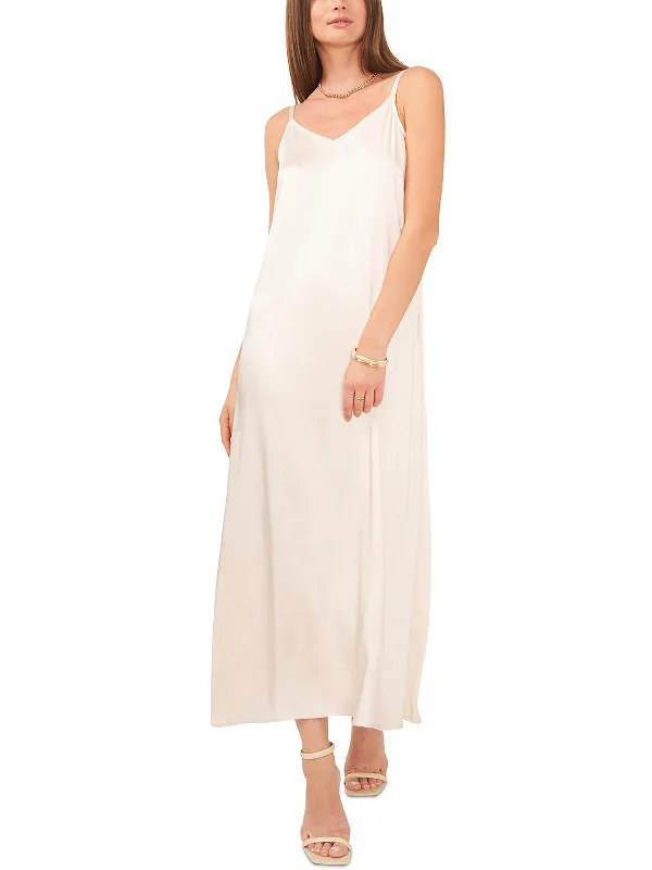 Womens Long Polyester Maxi Dress