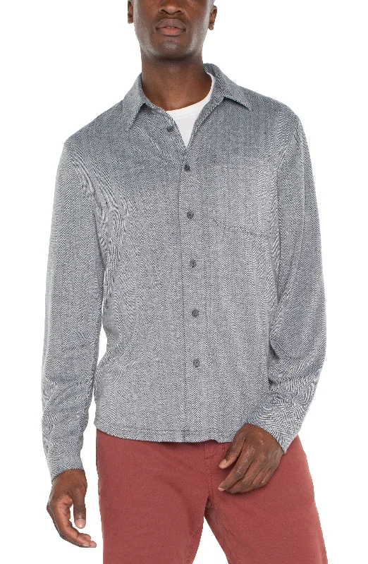 BUTTON UP LONG SLEEVE SHIRT