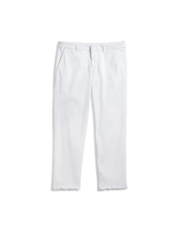 Frank & Eileen Wicklow The Italian Chino in White (Italian Performance Twill)