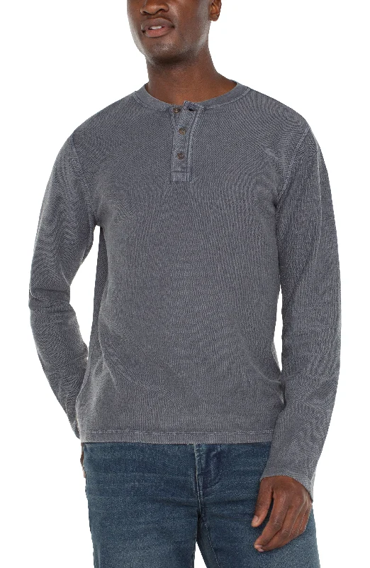 LONG SLEEVE HENLEY