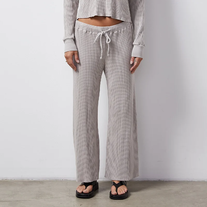 Waffle Crop Lounge Sweat