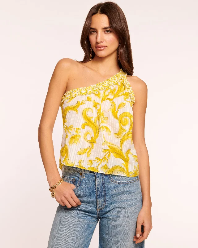 Florence One Shoulder Tank Top