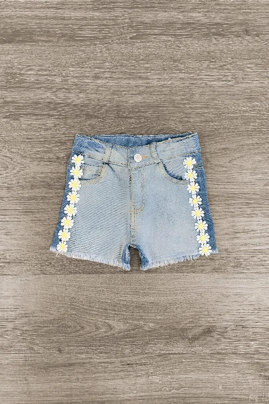 Daisy Denim Shorts