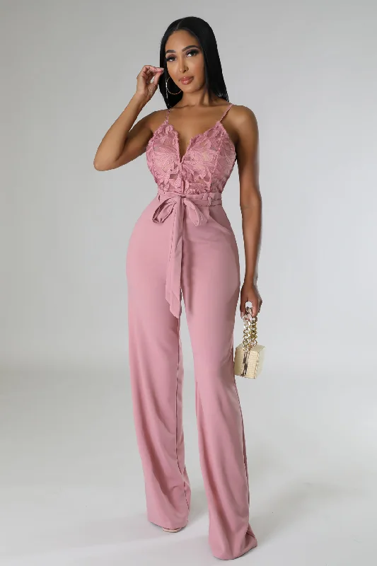 Lace Boxy Jumpsuit