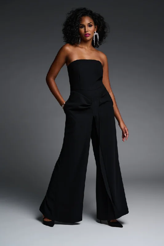 Strapless Wide Leg Jumpsuit