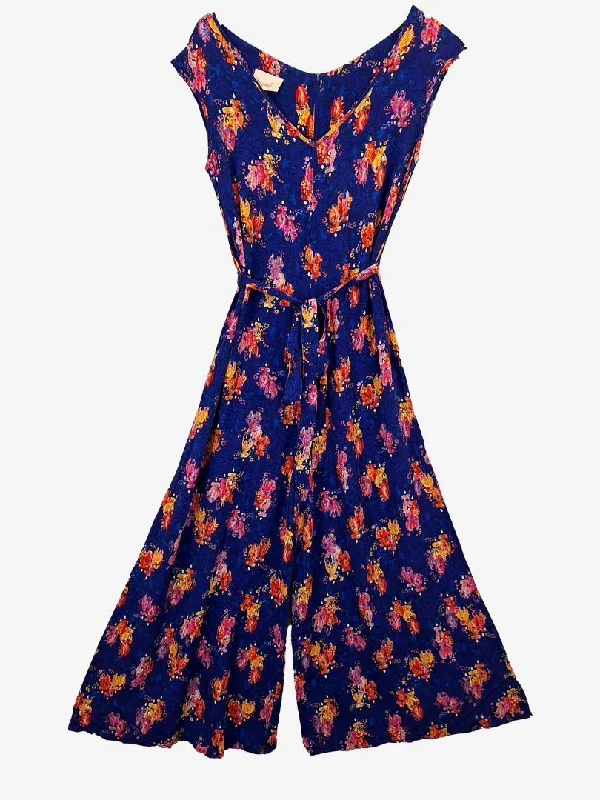 Maiocchi Vibrant Japanese Doll Print Jumpsuit Size 10